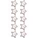 Muloo 10pieceS Sequins Star Hair Clip Set for Women Alloy Snap Clip Hair Styling Accessories Aesthetics Hair Barrettes for Female Light Pink - Buy Online on GoSupps.com