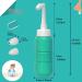 TONELIFE Sinus Rinse Kit - Nasal Irrigation with 5 Salt Packs Neti Pot & Sprayer for Allergy Relief Blue & Green International Shipping Available - Buy Online on GoSupps.com
