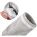 Jiahao Unisex Moisturizing Gel Socks - Spa Foot Care Anti-Dry Cracks Skin Peeling Protection (Gray & Pink) - 2 Pairs - Buy Online on GoSupps.com