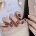 Handmade Press On Nails-Short Red Cat Eye with Removable and Reusable Design for Luxury and Elegant Nail enhancement (Color : L) - Buy Online on GoSupps.com