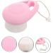Angoily Facial Exfoliator Scrub Cleansing Scrub Brush Handle Facial Cleansing Brush Scrubber Silica Gel face Facial Cleanser Facial Brush washbasin Soft Fur Tool Manual face Washing Brush - Buy Online on GoSupps.com