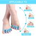 QOONESTL Toe Separators Bunion Corrector - Overlapping Toe Stretchers & Straighteners for Foot Pain Relief in Yoga & Dance - Buy Online on GoSupps.com