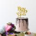 Tenhaisi Boy or Girl Cake Topper Boy and Girl Baby Shower Party Supplies Decor Gender Reveal Party Decoration Gold Glitter - Buy Online on GoSupps.com