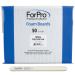 ForPro White Foam Board 180/240 Grit Mylar Manicure and Pedicure Nail File 7 L x .75 W 50-Count