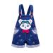 KIDSCOOL SPACE Baby Girl Jean Overalls Toddler Denim Cute 3D Bunny Outfit 18-24 Months Blue-2129