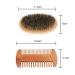 Premium Bart Care Kit for Men | Wooden Mustache Razor Brush & Grooming Tools - Buy Online on GoSupps.com