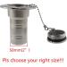iSURE MARINE 2 (50mm) Boat Gas/Fuel/Water Deck Fill with Keyless Cap - Marine Mirror-Polished 316 Stainless Steel Hardware - Buy Online on GoSupps.com