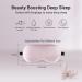 LaCourse 100% Natural Mulberry Silk Sleep Eye Mask for Women | Adjustable 19 Momme Organic Silk | Pink with 4 Pairs Ear Plugs - Buy Online on GoSupps.com