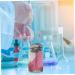 Push Glass Bottle Push Down Alcohol Dispenser for Nail Polish Makeup Remover 80ML press type alcohol bottle - Buy Online on GoSupps.com