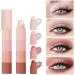  CESGIGO Eyeshadow Pencil 4 in 1 Matte Fine Eyeshadow Stick Highly Pigmented Eyeshadow Face Eyes Highlighters - Buy Online on GoSupps.com