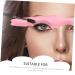 FOMIYES 3pcs Silicone Beauty Ruler - Reusable Eyeliner & Eyeshadow Stencil Set - Makeup Tool for Lipstick Mascara & Eyebrows - Pink - Buy Online on GoSupps.com