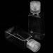 MANCHAP 100 Pack 1oz Clear Plastic Squeeze Bottles - Refillable Travel Containers for Lotions Creams & Toiletries - Buy Online on GoSupps.com