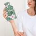 Tropical Leaf Hot Water Bottle with Plush Cover - Hand Warmer for Adults & Children | 26.5x15.3cm - International Shipping Available - Buy Online on GoSupps.com