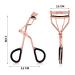 Klihn Exclusive Eyelash Curler with 8 Replacement Rubber Pads Premium Carbon Steel Makeup Tool for Perfectly Curved Lashes in Rose Gold Glossy Finish - Buy Online on GoSupps.com