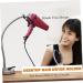 FOMIYES Hair Dryer Holder Blow Dryer Holder Hair Dryer Clamp Bracket Hair Dryer Rack Hands- to Rotate - Buy Online on GoSupps.com