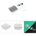 JTLB Reflective Contact Lens Container Set - Stylish Travel Case in Silver | Perfect for Safe & Easy Lens Storage - Buy Online on GoSupps.com