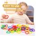 Aokwawaliy 35 Geometric Chain Buckle Sensory Rings for Babies & Toddlers - Natural Connection Toy for Baby Limbs & Playtime - Buy Online on GoSupps.com