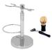 Premium Shaving Brush Holder Set Alloy Stand & Razor Brush for Men | International Shipping Available - Buy Online on GoSupps.com