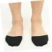 TEHAUX 8 Pairs Breathable Forefoot Toe Socks for Heels - Absorbent, Invisible, and Comfortable - Miss Black Cotton Sponge Silicone - 0.6X9X10.5CM - Buy Online on GoSupps.com