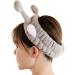 Funny Snail Eyes & Ears Plush Headband Cartoon Antenna Hair Band for Washing Face | Gray Cozy Accessory - Buy Online on GoSupps.com