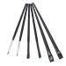 Mikinona 6pcs Eyeliner Makeup Brush Makeup Cream Brush Eye Makeup Brush Eye Tool Brush Rayon Wooden Handle