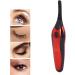 Qukaim Heated Eyelash Curlers Heated Eyelash Curlers Wide Spaced Combs 3-Level Temperature Curved Brush Head USB Charging Handheld Red Lash Curler - Buy Online on GoSupps.com