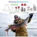 Sinrier 36 Pcs Freshwater Fishing Lures Kit for Bass Trout Salmon - Spoon Lures & Soft Plastic Bait Tackle with Tool Box - Fly Fishing Wet Flies Accessories - Buy Online on GoSupps.com