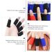 Buy Sosoport 120 Pcs Finger Sleeves - Nylon Finger Guards for Basketball - Black & Red - Perfect Finger Pads 4.5x2.5CM - Buy Online on GoSupps.com