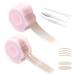 1200 Pcs Eyelid Tape Invisible Double Eyelid Lift Strips Instant Eyelid Stickers Self-Adhesive Eye Tapes Fiber for Hooded Droopy Uneven Mono-eyelids Big Eye Tools with Fork Rods & Tweezers