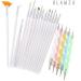Glamza 20pc Nail Art Design Gel Painting Dotting Pen & Brush Set Manicure Pedicure Kit - Buy Online on GoSupps.com