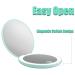 Rechargeable LED Compact Mirror with 1x10x Magnification | Dimmable Handheld Makeup Mirror for Travel - Gifts for Girls - Buy Online on GoSupps.com