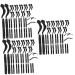 Lurrose 60 pairs of anti-slip cover for glasses nerd wax bracket holder for glasses brackets Ear bars for glasses ear murderer for glasses gravel child slide-free hearing mussel