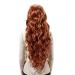 Wig Women Brown Wig Hair Curly Long Long Hair Curls Curly Human Cosplay Synthetic Brazilian Wavy Party