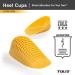 Tuli's Classic Heel Cups - Shock Absorption & Plantar Fasciitis Relief - Made in USA - 1 Pair - Buy Online on GoSupps.com