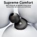 Noise Cancelling Ear Plugs for Sleeping - Reusable & Washable Mini Earplugs with Compact Case - Perfect for Concerts - Black - Buy Online on GoSupps.com