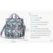Insular Waterproof Diaper Bag with Changing Mat - Chic Multifunctional Mummy Shoulder Bag in Black - Buy Online on GoSupps.com