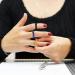 Healifty Acupressure Massage Rings - Stainless Steel Finger & Toe Massage for Relaxation (5 Pack: Gold Silver Black Blue Red) | International Shipping - Buy Online on GoSupps.com