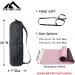 Explore Land Oxford Yoga Mat Storage Bag with Breathable Window and Large Pocket - Fits 1/2 Inch Yoga Mat - Black - Buy Online on GoSupps.com