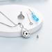 VONALA DOLA PET Ash Necklace - 925 Sterling Silver Memorial Jewelry for Dog & Cat Lovers | Infinity Cross & Paws Gift - Buy Online on GoSupps.com