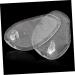NOLITOY 4pcs Clear Gel Forefoot Cushions - Comfortable Palm Rest Inserts for Sandals & Flip-Flops | Shockproof Toe Protectors & Foot Support Insoles - Buy Online on GoSupps.com