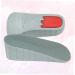 FOMIYES Height Increase Insoles Elevate Comfort with Heel Support Pads | Shoe Inserts for Height Enhancement - 11x8cm Grey - Buy Online on GoSupps.com