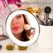AEVXKHI Flexible Gooseneck Makeup Mirror with LED Light 360  Rotation 10x Magnifying Gooseneck Vanity Mirror with Suction Cup Cordless for Bathroom - Buy Online on GoSupps.com