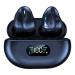 Taanimo Wireless Earbuds with Earhooks Mini Bone Conduction Headphones Waterproof Bluetooth 5.3 Open Ear Earbuds Cycling Earpiece Noise Canceling Headset Sports Earphones Black1
