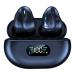 Taanimo Wireless Earbuds with Earhooks Mini Bone Conduction Headphones Waterproof Bluetooth 5.3 Open Ear Earbuds Cycling Earpiece Noise Canceling Headset Sports Earphones Black1