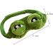 Labanca Sad Frog Pattern Sleep Mask - Cute Animal Design in Green - Buy Online on GoSupps.com