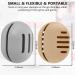 Fauxomor Makeup Sponge Storage - 2-Pack Breathable Silicone Beauty Blender Travel Bags for All Sizes - Sustainable Gray & Khaki - Buy Online on GoSupps.com