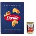 Italian Gourmet E.R. Barilla Pipe Rigate No. 91 Pack of 5 100% Italian pasta 500g + Italian gourmet polpa 400g