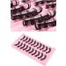 Natural Look False Eyelashes Russian Strip Lashes D Curly Faux Mink Lashes Wispy Fluffy Volume Russian Lashes 3D Effect Fake Eyelashes (10 Pairs) - Buy Online on GoSupps.com