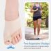 DOACT Bunion Corrector with Silicone Gel for Hallux Valgus Pain Relief - Orthopedic Toe Separator for Men and Women - Posture Corrector for Day and Night (Medium) - Buy Online on GoSupps.com