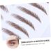 WOONEKY 4pcs Eyebrow Stickers Imitation Eyebrows Template 6d Hair Water Transfer Paper with Soy Ink - Buy Online on GoSupps.com